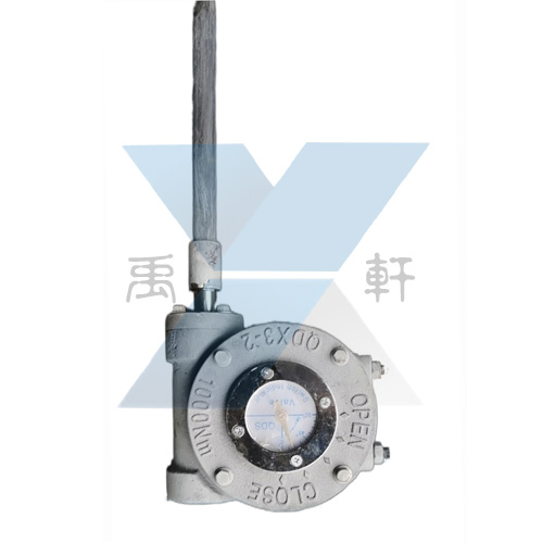 QDX3加長蝸桿手動蝸輪箱